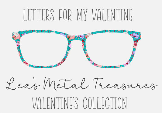 LETTERS FOR MY VALENTINE Eyewear Frame Toppers COMES WITH MAGNETS