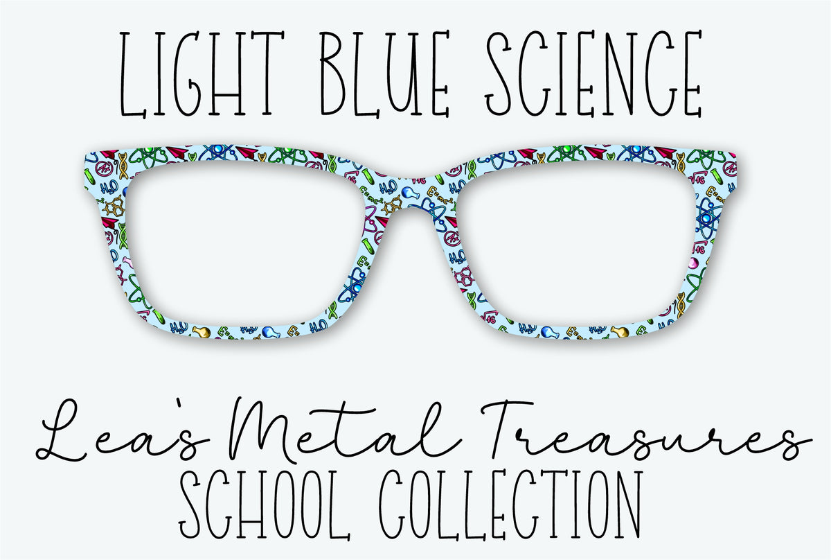 LIGHT BLUE SCIENCE Eyewear Frame Toppers COMES WITH MAGNETS