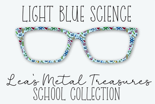 LIGHT BLUE SCIENCE Eyewear Frame Toppers COMES WITH MAGNETS