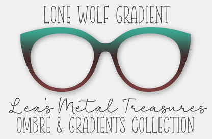 Lone Wolf Gradient Eyewear Frame Toppers