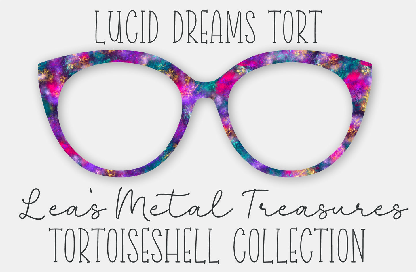 Lucid Dreams Tort • Magnetic Eyeglasses Toppers