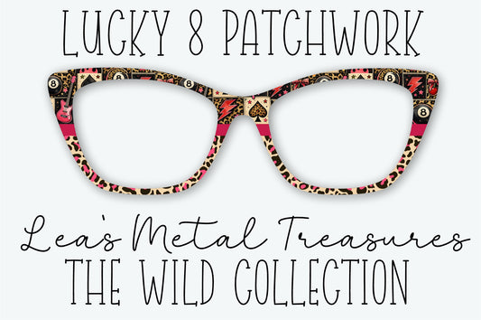 LUCKY 8 PATCHWORK Eyewear Frame Toppers SEPTEMBER 2026 TOPPER OF THE MONTH