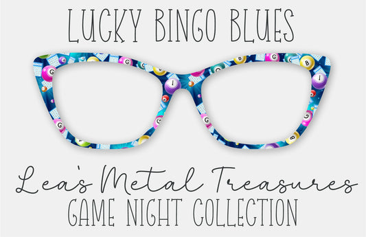 Lucky Bingo Blues Eyewear Frame Toppers
