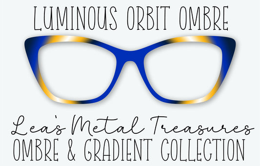 Luminous Orbit Ombre Eyewear Frame Toppers