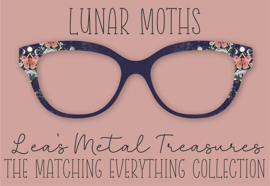 Lunar Moths Magnetic Eyeglasses Topper