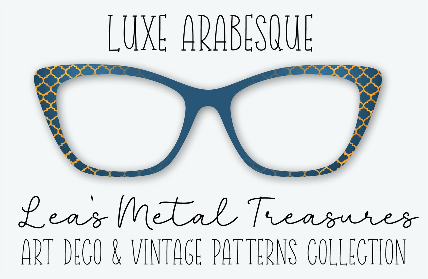 Luxe Arabesque Eyewear Frame Toppers
