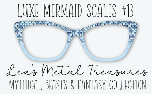 Luxe Mermaid Scales #13 Eyewear Frame Toppers • DECEMBER 2025 TOPPER OF THE MONTH