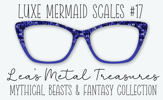 Luxe Mermaid Scales #17 Eyewear Frame Toppers • DECEMBER 2025 TOPPER OF THE MONTH