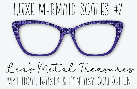 Luxe Mermaid Scale #2 Eyewear Frame Toppers