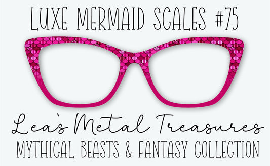 Luxe Mermaid Scales #75 Eyewear Frame Toppers • DECEMBER 2025 TOPPER OF THE MONTH