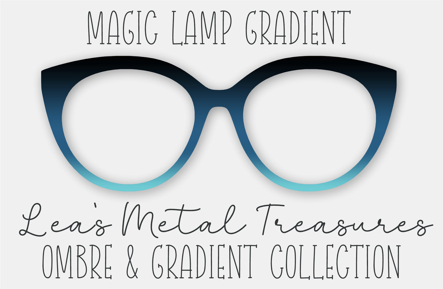 Magic Lamp Gradient Eyewear Frame Toppers