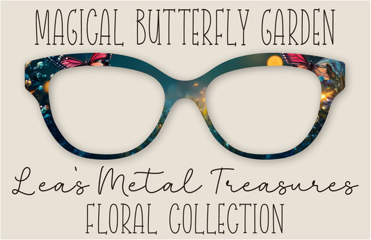 Magical Butterfly Garden Eyewear Frame Toppers COMES WITH MAGNETS