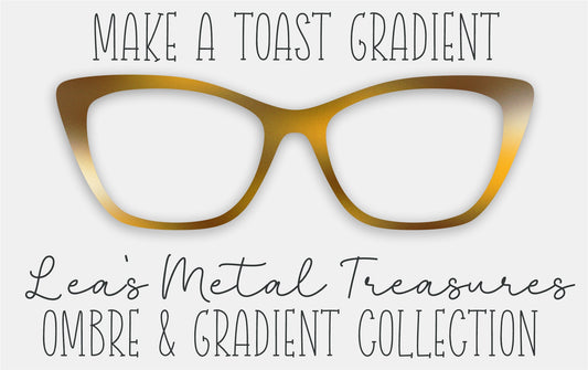 Make A Toast Gradient Eyewear Frame Toppers