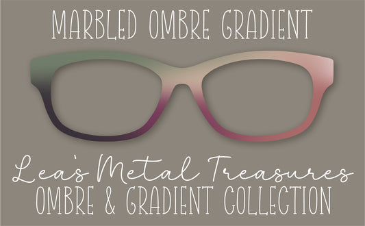 Marbled Ombre Gradient Eyewear Frame Toppers