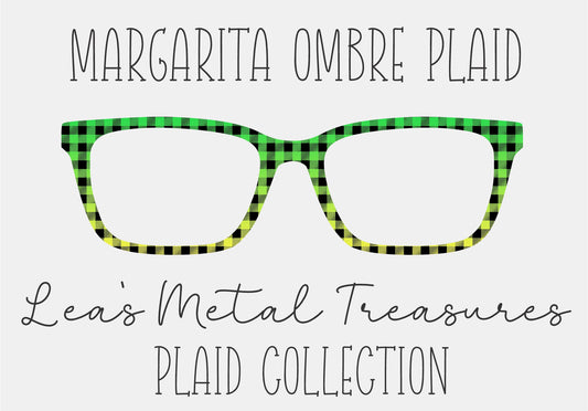 MARGARITA OMBRE PLAID Eyewear Frame Toppers COMES WITH MAGNETS