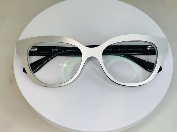 Matte Silver Naked Collection - Eyeglasses Cover - Comes with Magnets