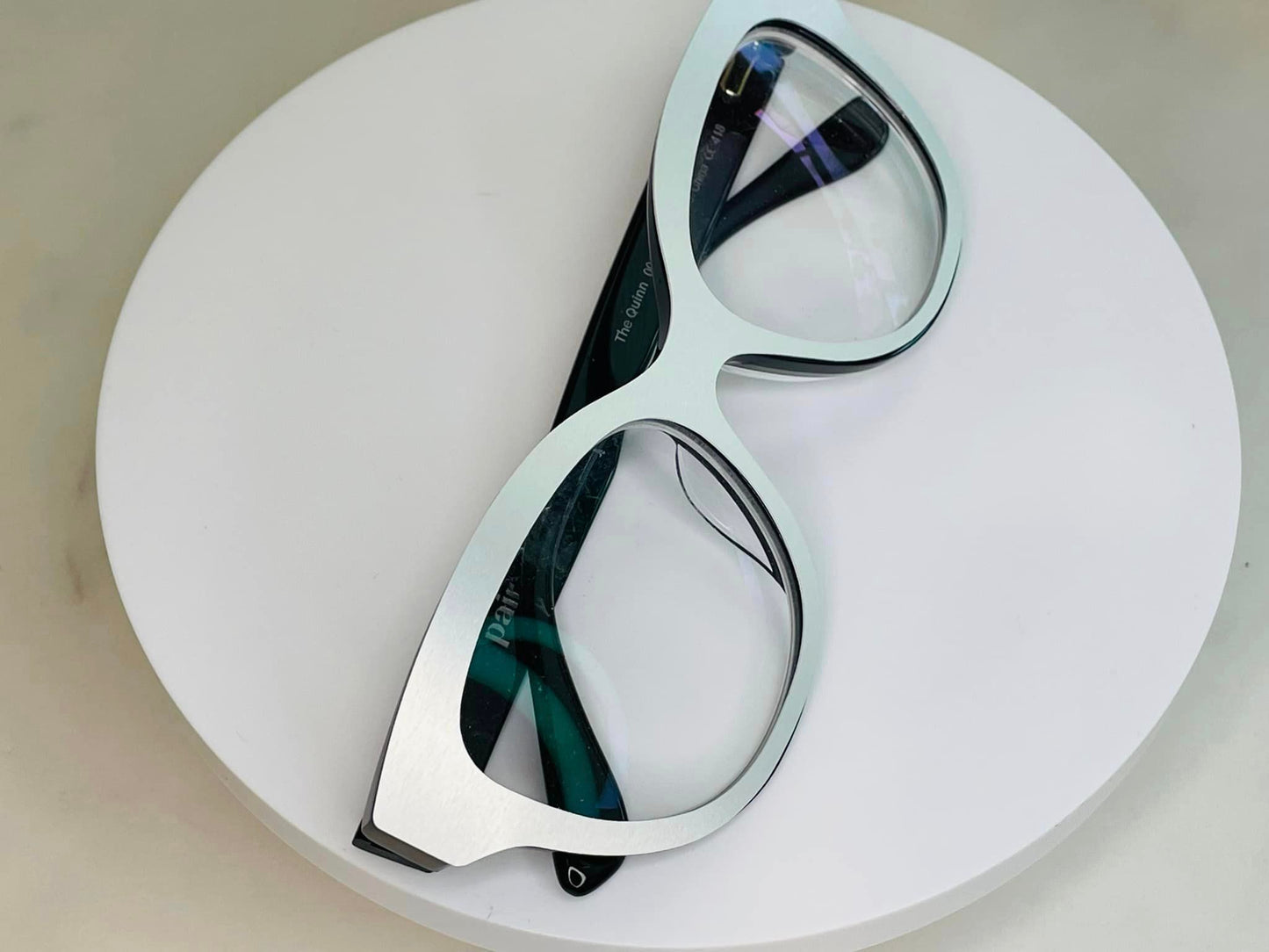 Matte Silver Naked Collection - Eyeglasses Cover - Comes with Magnets