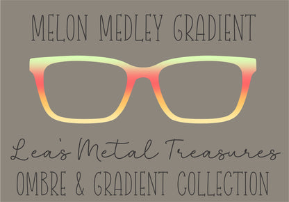 Melon Medley Gradient Eyewear Frame Toppers COMES WITH MAGNETS