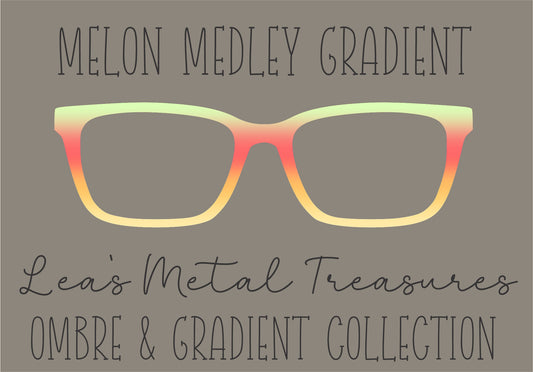 Melon Medley Gradient Eyewear Frame Toppers COMES WITH MAGNETS