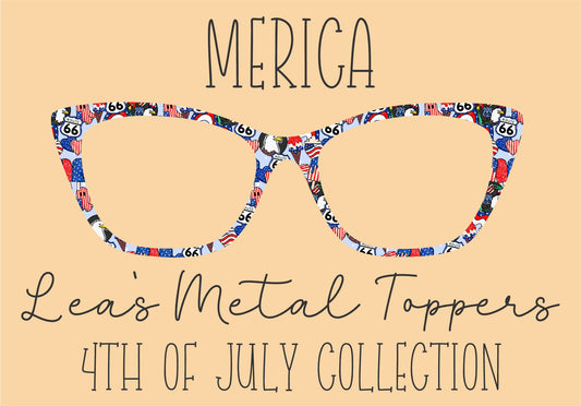 MERICA Eyewear Frame Toppers COMES WITH MAGNETS