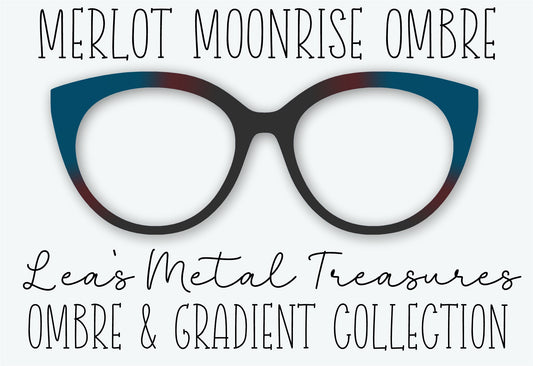 MERLOT MOONRISE OMBRE Eyewear Frame Toppers SEPTEMBER 2026 TOPPER OF THE MONTH