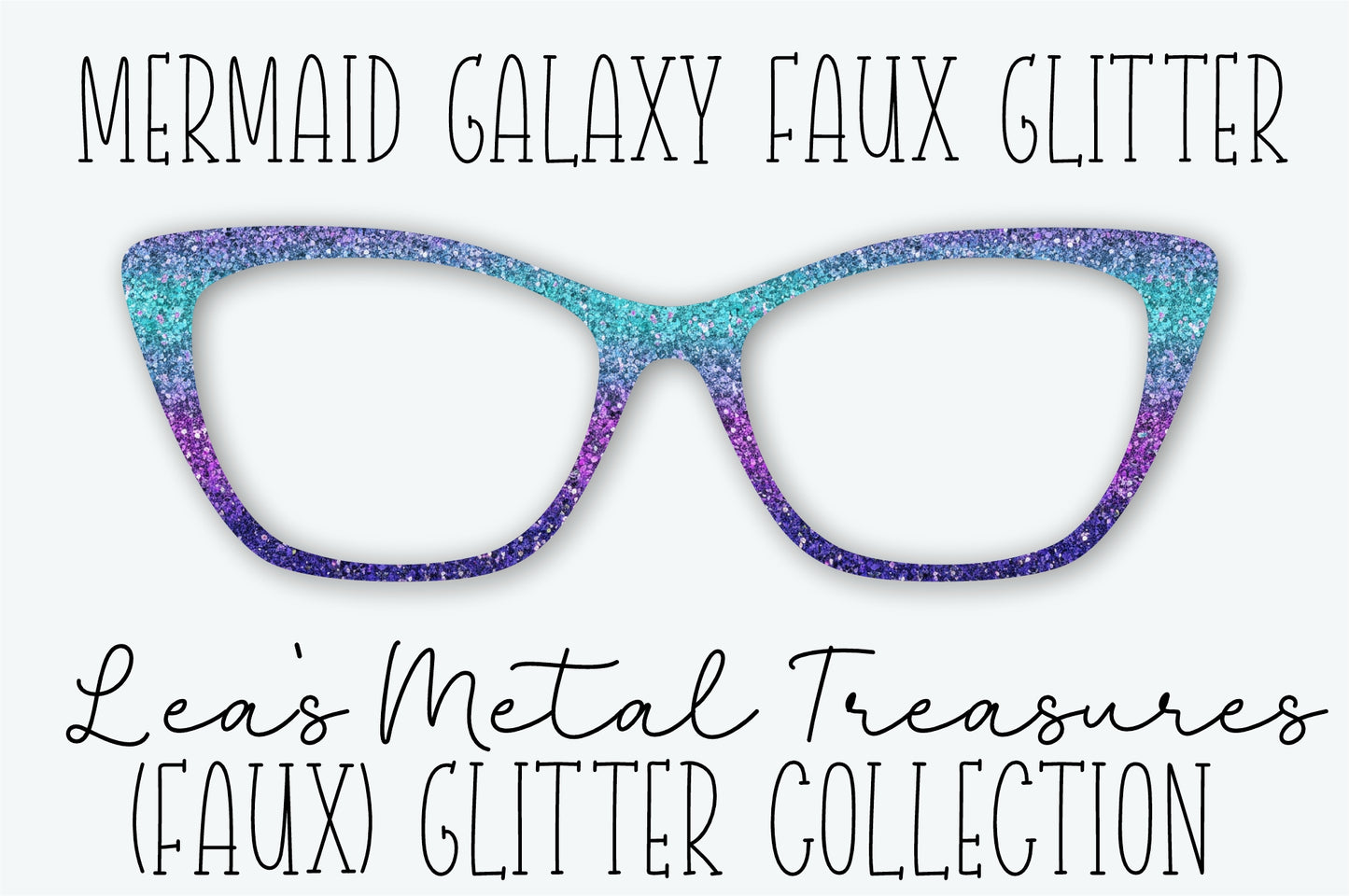MERMAID GALAXY FAUX GLITTER • JUNE 2026 TOPPER OF THE MONTH