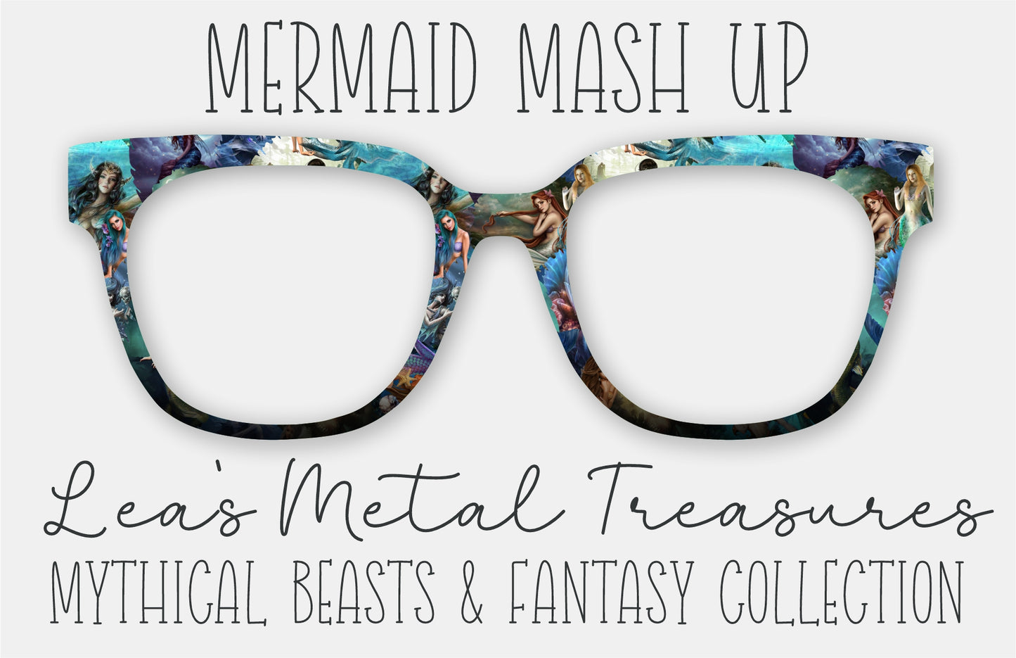 Mermaid Mashup Eyewear Frame Toppers