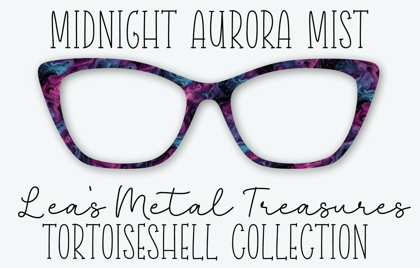 Midnight Aurora Mist Eyewear Frame Toppers