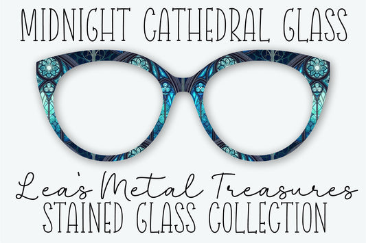 Midnight Cathedral Glass Eyewear Frame Toppers