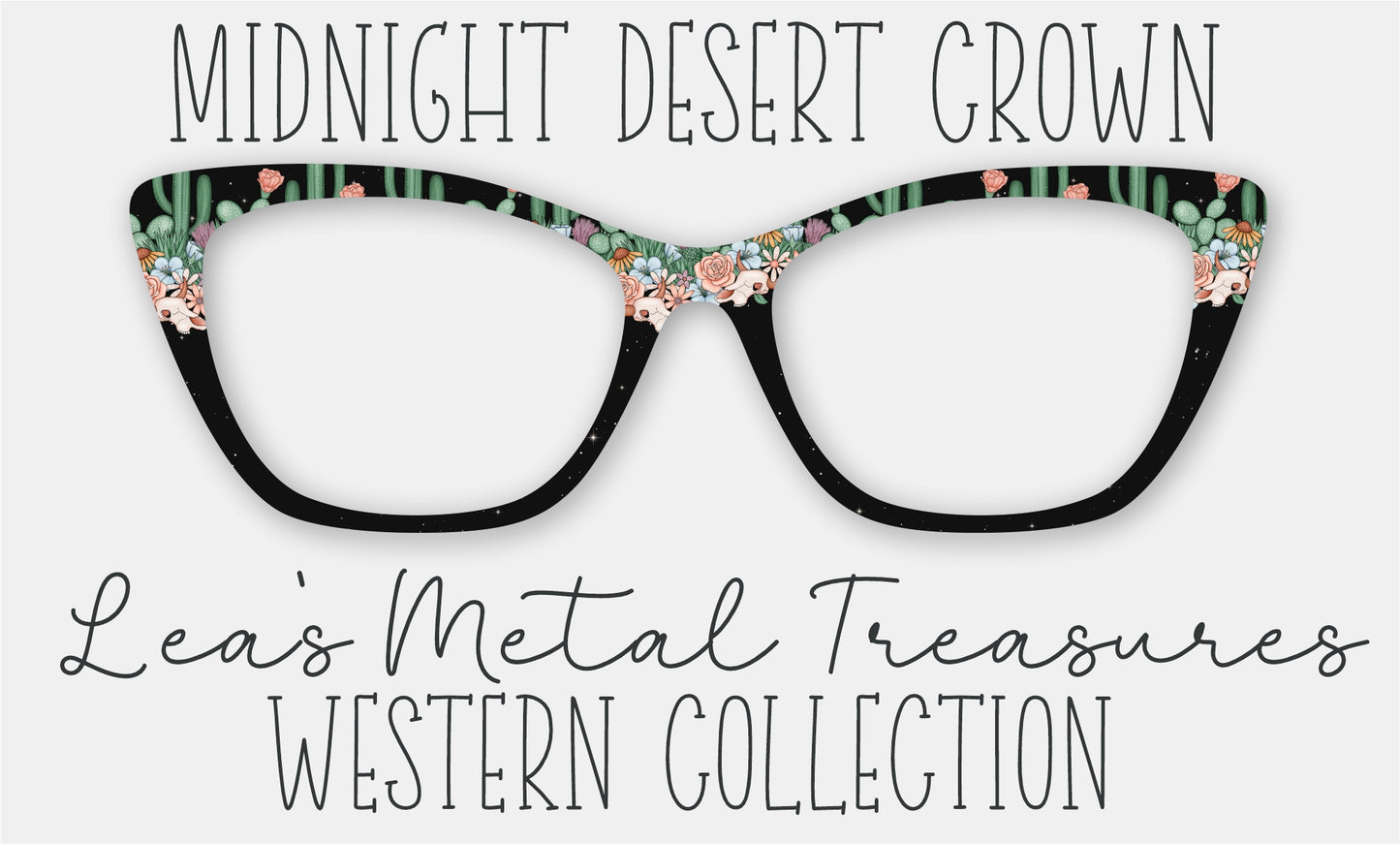 Midnight Desert Crown Eyewear Frame Toppers