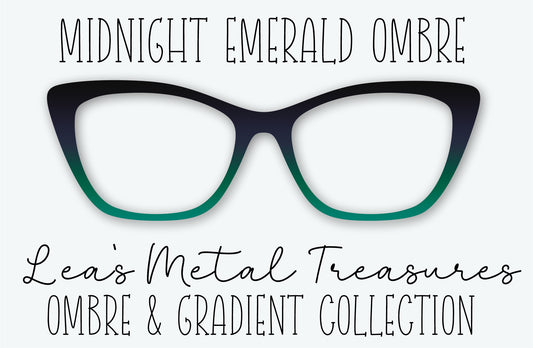 Midnight Emerald Ombre Eyewear Frame Toppers • Subscription Box Semi Exclusive COMING JUNE 2026