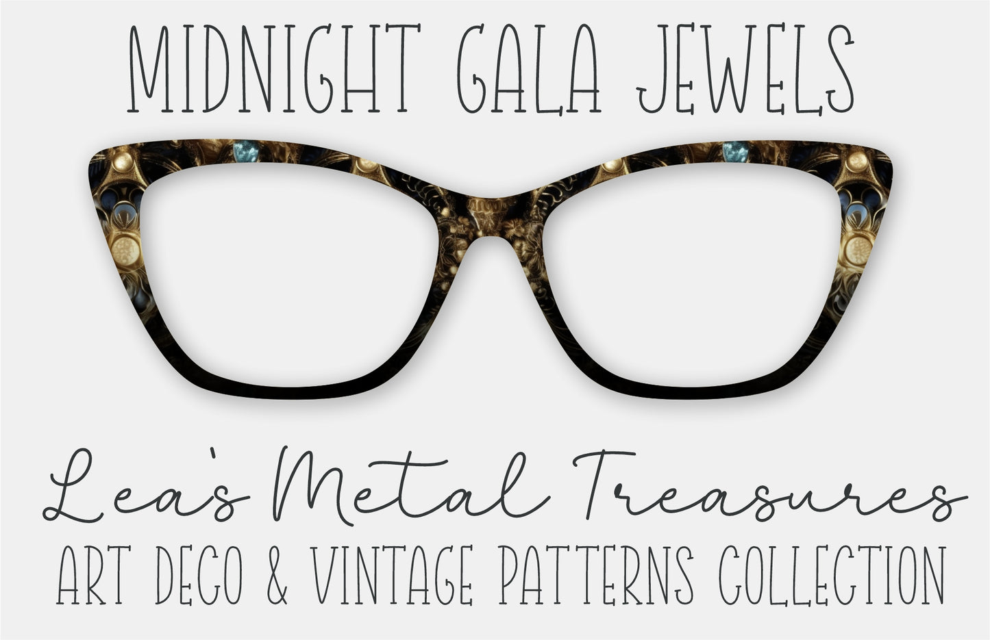 MIDNIGHT GALA JEWELS Eyewear Frame Toppers