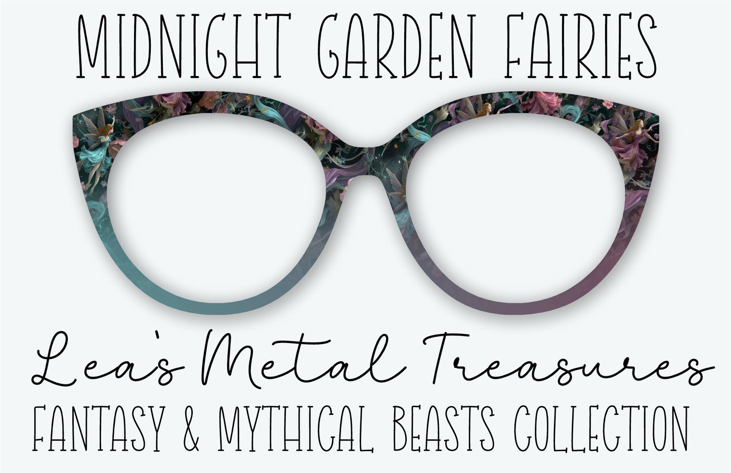 Midnight Garden Fairies Eyewear Frame Toppers