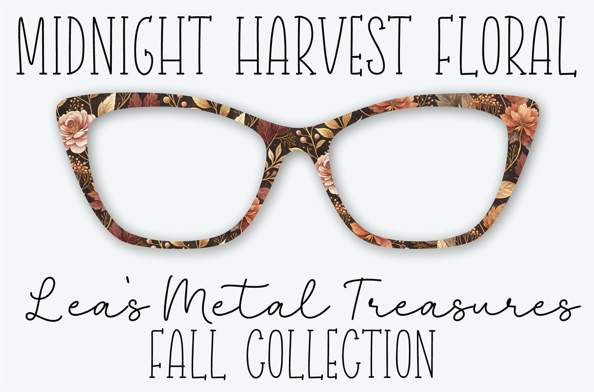 MIDNIGHT HARVEST FLORAL Eyewear Frame Toppers • Subscription Box Semi Exclusive COMING NOVEMBER 2026 • FROM OCTOBER 2026 BOX