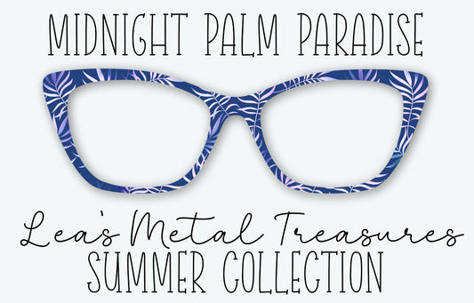 Midnight Palm Paradise Eyewear Frame Toppers