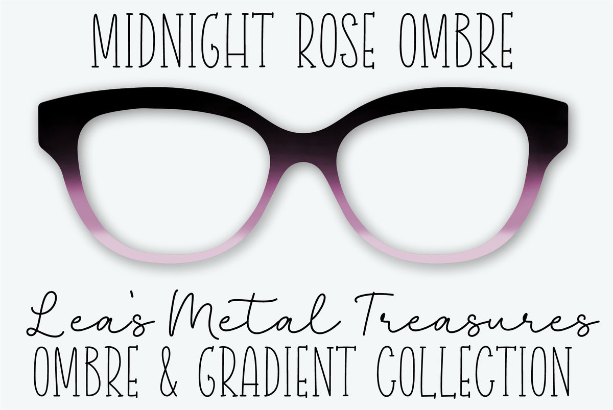 MIDNIGHT ROSE OMBRE Eyewear Frame Toppers