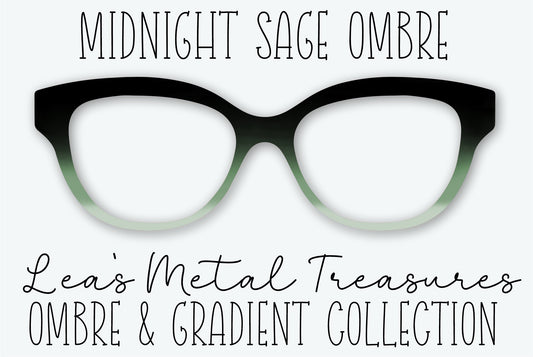 MIDNIGHT SAGE OMBRE Eyewear Frame Toppers