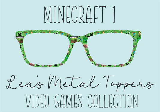 MINECRAFT 1 Eyewear Frame Toppers COMES WITH MAGNETS
