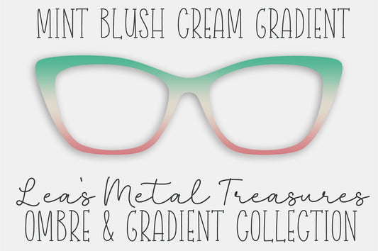 MINT BLUSH CREAM GRADIENT Eyewear Frame Toppers