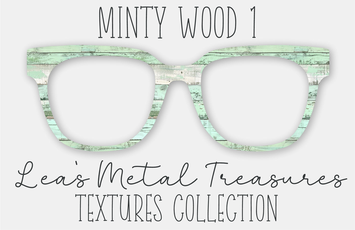 Minty Wood 1 • Magnetic Eyeglasses Topper
