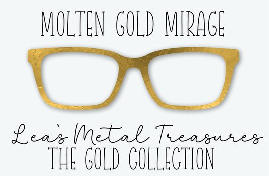 Molten Gold Mirage Eyewear Frame Toppers