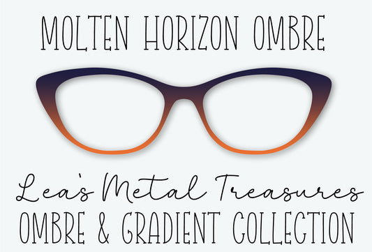 Molten Horizon Ombre Eyewear Frame Toppers