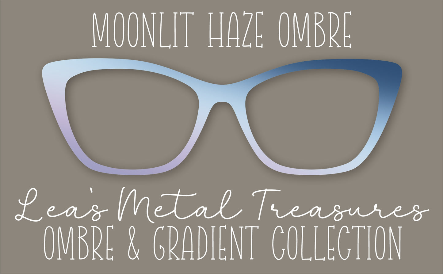 Moonlit Haze Ombre Eyewear Frame Toppers