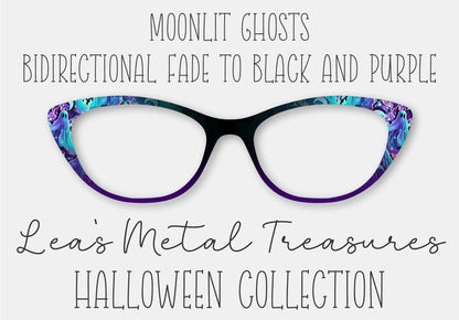 Moonlit Ghosts Bidirectional Fade Eyewear Frame Toppers COMES WITH MAGNETS