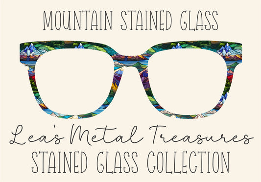 MOUNTAIN STAINED GLASS Eyewear Frame Toppers COMES WITH MAGNETS
