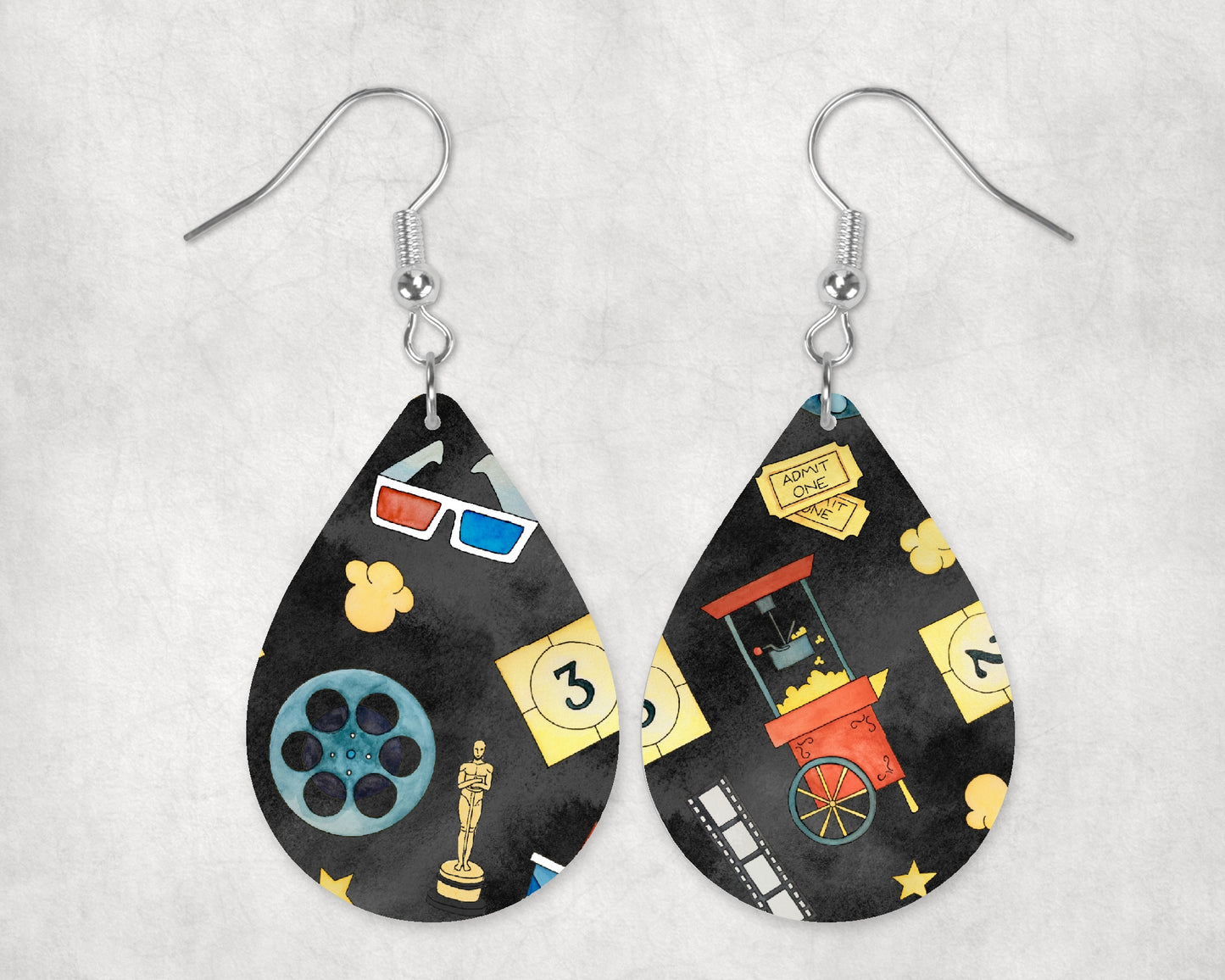 MOVIE NIGHT BLACK Eyewear Frame Toppers