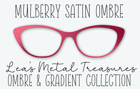Mulberry Satin Ombre Eyewear Frame Toppers