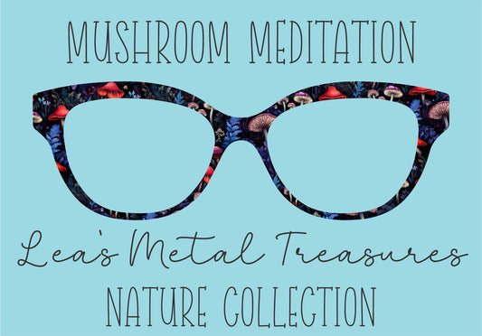 Mushroom Meditation Eyewear Frame Toppers COMES WITH MAGNETS
