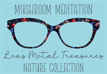 Mushroom Meditation Eyewear Frame Toppers COMES WITH MAGNETS