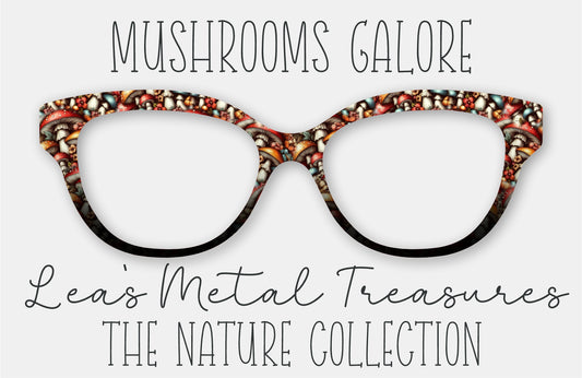 Mushrooms Galore Eyewear Frame Toppers COMES WITH MAGNETS